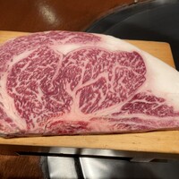 和黒 北野坂本店 - お昼の和黒コース (3人分)      部位 リブロース