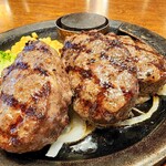トマト＆オニオン 我孫子店 - 牛肉100%!! 弾丸ハンバーグ キング