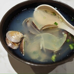 阿城鵝肉 - 蛤のスープ