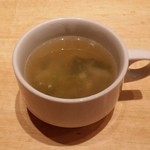 ワインちゃん 瓦・町・路・地 - セットのスープ