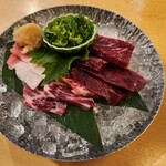 いちりん - くじら造り　4種盛り合わせ‼️