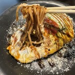 お好み焼・鉄板焼 六三 - 肉チーズオムそば