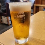 いちりん - キリン一番絞り　生ビール‼️