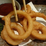 矢まと - オニオンリングフライ：410円 (2014/4)