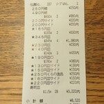 無添くら寿司 - レシート 8,520円 (2024.11.09)