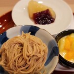 馬車道 大かわ - 甘味三種