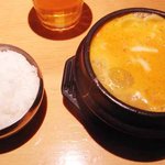 吾照里 - ランチ チーズスンドゥブ定食