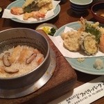 ファミリーパーク志満 - 志満定食 (料理の一部)