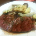 ビストロ バキュース - ２０１４・４・２９　和牛カイノミのステーキ