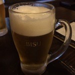 くろ屋 - 生ビール