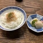 一平茶屋 - ごはんと香の物