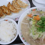 餃子の王将 - ニンニク生姜タンメン フェアセットＢ＋餃子３個