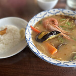 野菜料理とスープカレーのお店 南葉亭 - 北海シーフードのスープカレー ＋スープ大盛