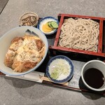 やぶ仙 - ヒレかつ丼セット　1,200円