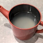 やぶ仙 - 蕎麦湯
