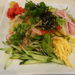 ビストロ茶葉蘭 - 冷やし中華そば（普通盛り）