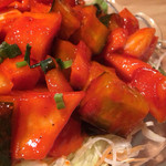 ナマステNIPPON - パンジャビサラダ。見た目より辛くなく、野菜しっかりとれました！