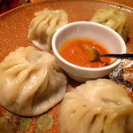 ナマステNIPPON - 中からスープがジュワッと出てきたモモでした