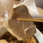 貝だしらぁめん 四季彩 - 大きなチャーシュー