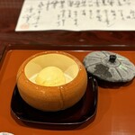 割烹 新多久 - 柿アイス