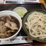 元祖 熊谷うどん 福福 - 肉汁うどん　中盛り500g
