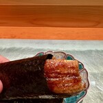 弥助鮨 - 鰻の手巻き