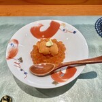 弥助鮨 - 雲丹と自家製いくらの醤油漬け小丼