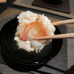 日本料理 TOBIUME - ぷりぷり伊勢海老の身(大)