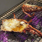 日本料理 TOBIUME - 伊勢海老頭の炭火焼