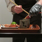 日本料理 TOBIUME - 「頭」仕上げ