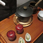 日本料理 TOBIUME - 炊き込みご飯登場