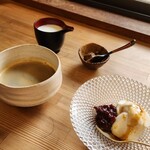 季より - 黒糖とミルクを入れたコーヒーと甘味で〆 私の定番