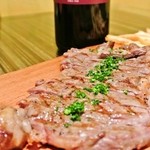 ＦＵＮ - リブステーキ　フライドポテト添え　1480円