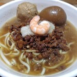 度小月   - 擔仔麵（大椀；香滷鴨蛋・滷貢丸トッピング）