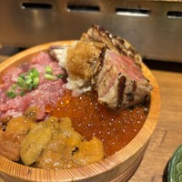 焼うお いし川 - 築地最強の炙り丼