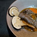 北海道焼肉 北うし - 美瑛和牛サーロインと松茸すき焼き