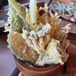 平打蕎麦 やつこま - 天ぷら