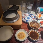 釜元はん米衛 中目黒店 - 豪勢なセット　ビーフシチューのみ別注150円