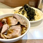 らぁめん ほりうち - チャーシューざるらぁめん　大盛　全景