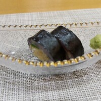 鮨　廣見 - 鯖の海苔巻き