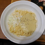麺処 にぼし香 - ガーリックバターと浅蜊の和え玉