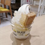 杉養蜂園 - 巣房蜜ソフトクリーム♪