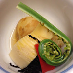 柏屋旅館 - 筍と新じゃがの煮物 2014.05