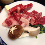 柏屋旅館 - 別注文の赤城牛ステーキ 2014.05