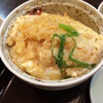 やぶ新橋店 - 天とじ丼アップ