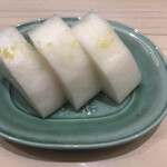 兄弟寿し - 大根の漬物