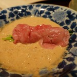 肉屋 田中 - あん肝ダレのしゃぶしゃぶ