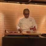 肉屋 田中 - 串を打ちます