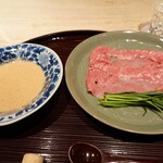 肉屋 田中 - あん肝ダレのしゃぶしゃぶ