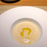 レストラン&バー Larboard - 温かいセロリのスープ